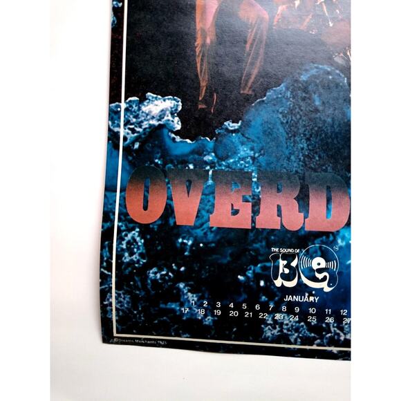 Bachmen Turner Overdrive Wall Poster 1975 Classic Rock Music UNUSED 22" Orig BTO - Picture 4 of 5